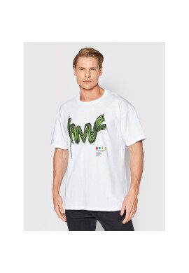 HUF Тишърт Stroke Of Genius TS01653 Бял Regular Fit - Pepit.bg