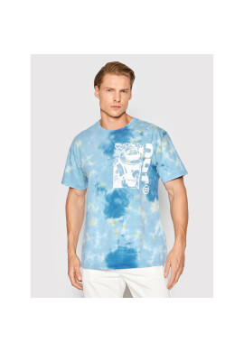HUF Тишърт The Plug TS01645 Син Regular Fit - Pepit.bg