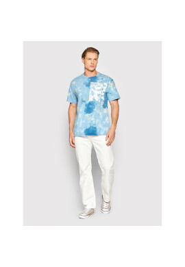 HUF Тишърт The Plug TS01645 Син Regular Fit - Pepit.bg
