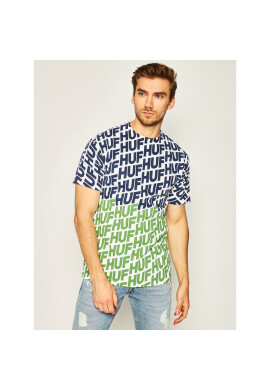 HUF Тишърт Wave TS01001 Бял Regular Fit - Pepit.bg