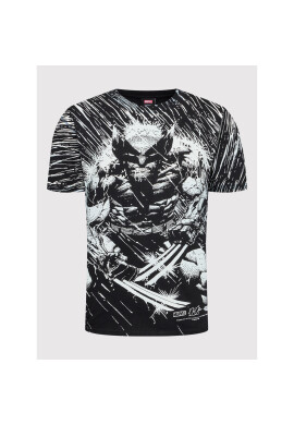 HUF Тишърт Wolverine Rain TS01890 Черен Regular Fit - Pepit.bg