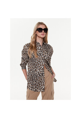 Hugo Риза The Boyfriend Shirt 50484436 Цветен Oversize - Pepit.bg