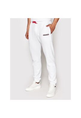 Hugo Долнище анцуг Danks 50481152 Бял Relaxed Fit - Pepit.bg