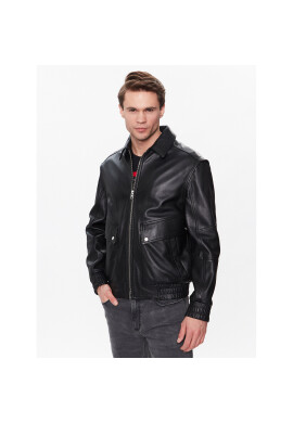 Hugo Кожено яке 50482754 Черен Regular Fit - Pepit.bg