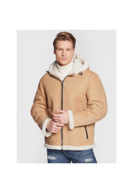 Hugo Кожено яке Lio 50481771 Бежов Regular Fit - Pepit.bg