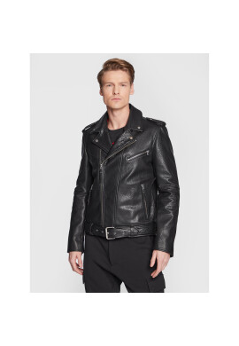 Hugo Кожено яке Lowis_1 50481781 Черен Regular Fit - Pepit.bg