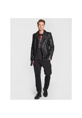 Hugo Кожено яке Lowis_1 50481781 Черен Regular Fit - Pepit.bg