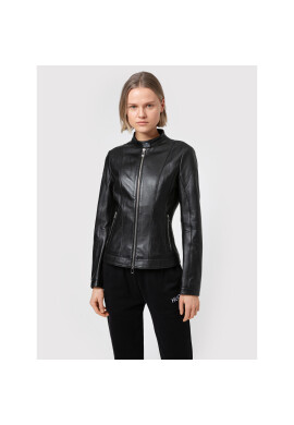 Hugo Кожено яке Lusea 50447108 Черен Regular Fit - Pepit.bg