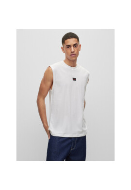 Hugo Мъжки топ 50490727 Бял Regular Fit - Pepit.bg
