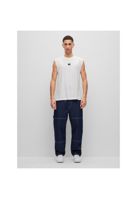 Hugo Мъжки топ 50490727 Бял Regular Fit - Pepit.bg