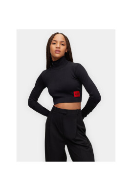Hugo Поло Denini 50492884 Черен Slim Fit - Pepit.bg