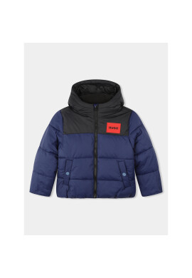 Hugo Пухено яке G26111 D Син Regular Fit - Pepit.bg