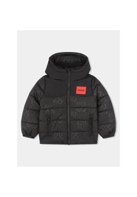 Hugo Пухено яке G26112 D Черен Regular Fit - Pepit.bg