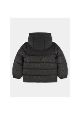 Hugo Пухено яке G26112 D Черен Regular Fit - Pepit.bg