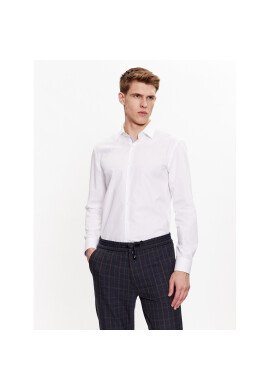 Hugo Риза 50484147 Бял Slim Fit - Pepit.bg
