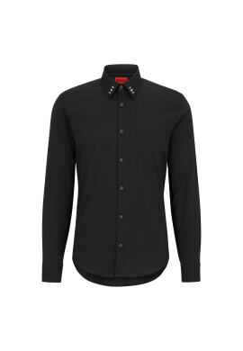 Hugo Риза 50484338 Черен Slim Fit - Pepit.bg