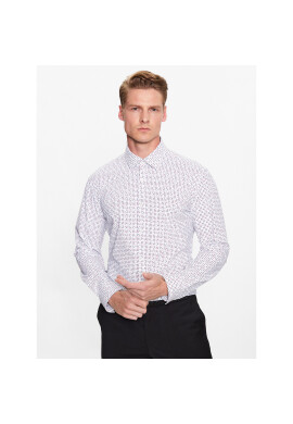 Hugo Риза 50490105 Бял Slim Fit - Pepit.bg