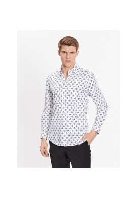 Hugo Риза 50490105 Бял Slim Fit - Pepit.bg