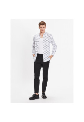 Hugo Риза 50490105 Бял Slim Fit - Pepit.bg
