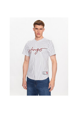 Hugo Риза 50490730 Бял Relaxed Fit - Pepit.bg