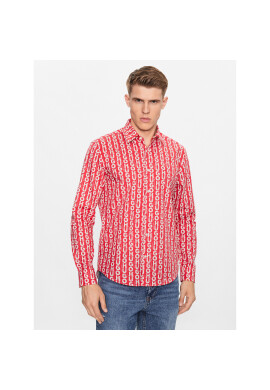 Hugo Риза 50495865 Червен Slim Fit - Pepit.bg