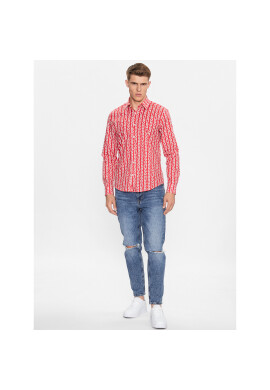 Hugo Риза 50495865 Червен Slim Fit - Pepit.bg