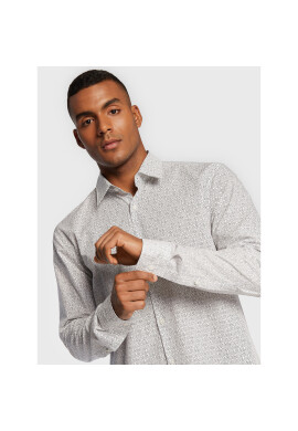 Hugo Риза Ermo 50473495 Бял Slim Fit - Pepit.bg