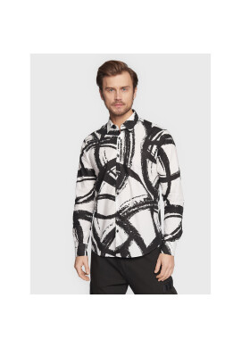 Hugo Риза Ermo 50478557 Бял Slim Fit - Pepit.bg