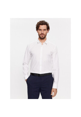 Hugo Риза Ermo 50490712 Бял Regular Fit - Pepit.bg