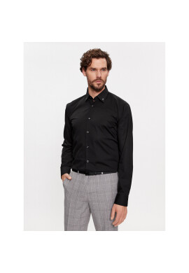 Hugo Риза Ermo 50490712 Черен Regular Fit - Pepit.bg
