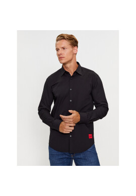 Hugo Риза Ermo 50490733 Черен Slim Fit - Pepit.bg