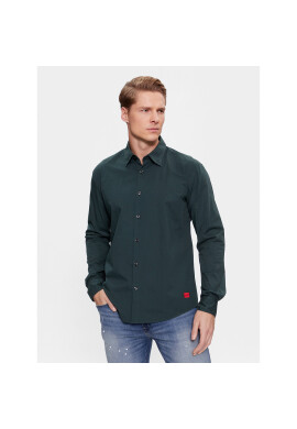 Hugo Риза Ermo 50500216 Зелен Regular Fit - Pepit.bg
