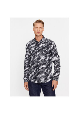 Hugo Риза Ermo 50501841 Черен Slim Fit - Pepit.bg