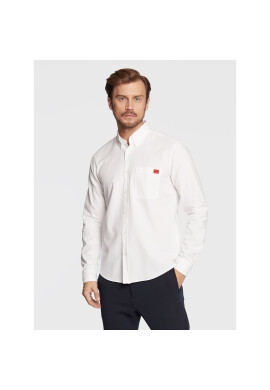 Hugo Риза Evito 50479302 Бял Slim Fit - Pepit.bg