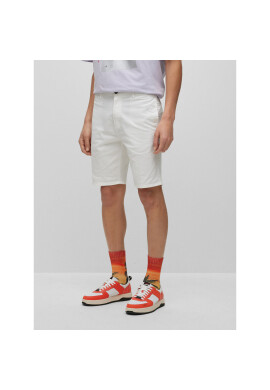 Hugo Шорти от плат 50471182 Бял Slim Fit - Pepit.bg