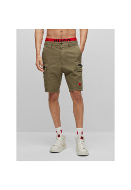 Hugo Шорти от плат 50487833 Зелен Regular Fit - Pepit.bg