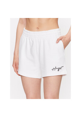 Hugo Шорти от плат Nashari 50486319 Бял Regular Fit - Pepit.bg