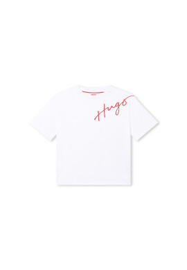 Hugo Тишърт G25105 S Бял Regular Fit - Pepit.bg