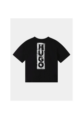 Hugo Тишърт G25140 D Черен Regular Fit - Pepit.bg