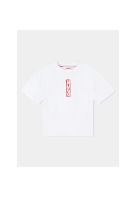 Hugo Тишърт G25140 S Бял Regular Fit - Pepit.bg