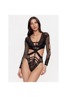Hunkemöller Боди Pleasure 201349 Черен - Pepit.bg