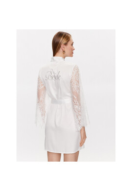 Hunkemöller Халат Bridal 202351 Бял - Pepit.bg