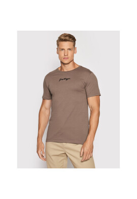 HYPE Тишърт YWF-712 Кафяв Regular Fit - Pepit.bg