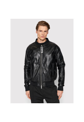 Iceberg Кожено яке 22EI1P0ZO116802 Черен Regular Fit - Pepit.bg