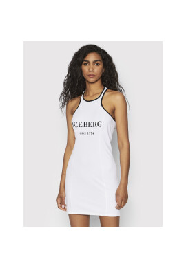 Iceberg Лятна рокля ICE2WCU03 Бял Regular Fit - Pepit.bg