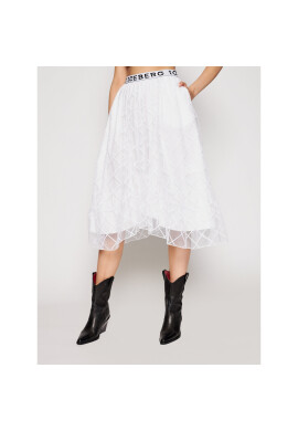 Iceberg Миди пола 21EI2P0C0414857 Бял Regular Fit - Pepit.bg