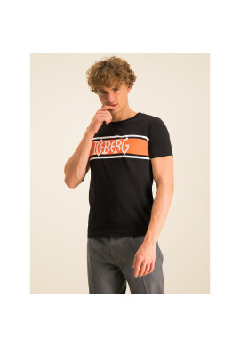 Iceberg Тишърт 20EI1P0F0106301 Черен Regular Fit - Pepit.bg