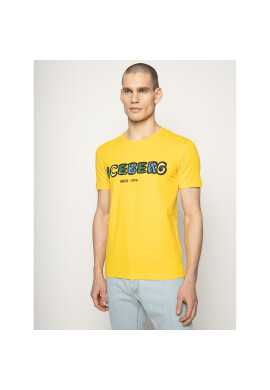 Iceberg Тишърт 20EI1P0F01C6309 Жълт Slim Fit - Pepit.bg