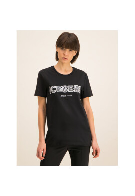 Iceberg Тишърт 20EI2P0F0926309 Черен Regular Fit - Pepit.bg