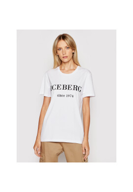 Iceberg Тишърт 21EI2P0F09A6301 Бял Regular Fit - Pepit.bg